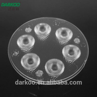 3030 2835 50mm 24deg pmma Optical  led Lens for spotlight