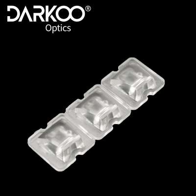 110*75 degree led optical lens 3 in 1 pmma module lens by Darkoo