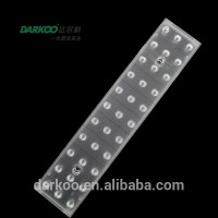 SMD Optical LED Linear Lens For Office Lighting Application spreadlight lens