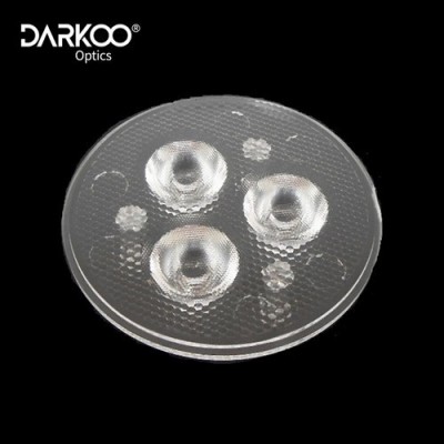 15 degree 3 in 1 PMMA 3030 2835 led optical lens for downlight spotlight